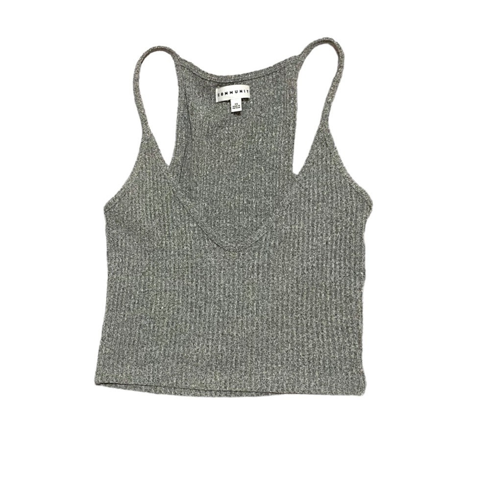 Aritzia Community Ribbed Knit Tank Top (Cropped)